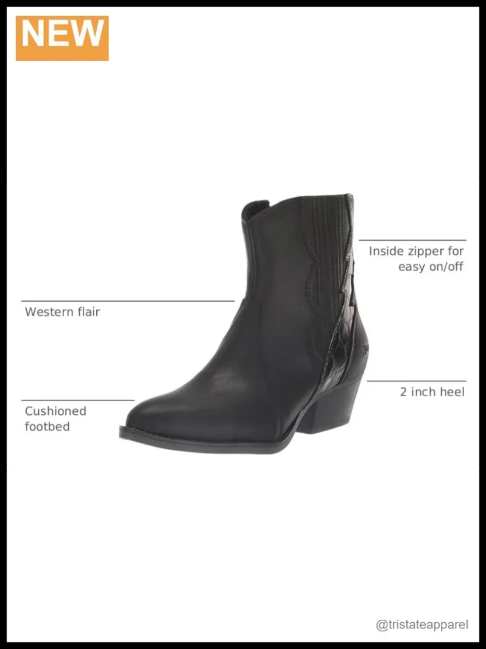 Blowfish Malibu Spangle Ankle Booties Block Heel Zip